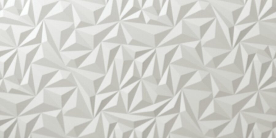 3D Wall Design Angle White