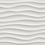 3D Wall Design Dune White