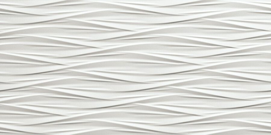 3D Wall Design Wind White