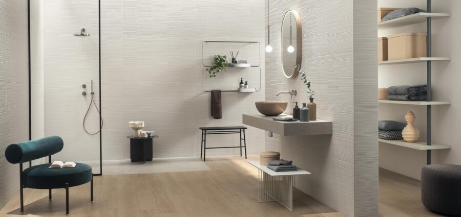 3D Wall Plaster Barcode White - Imagen 2