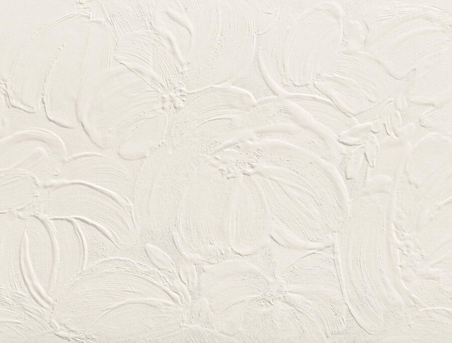 3D Wall Plaster Bloom White